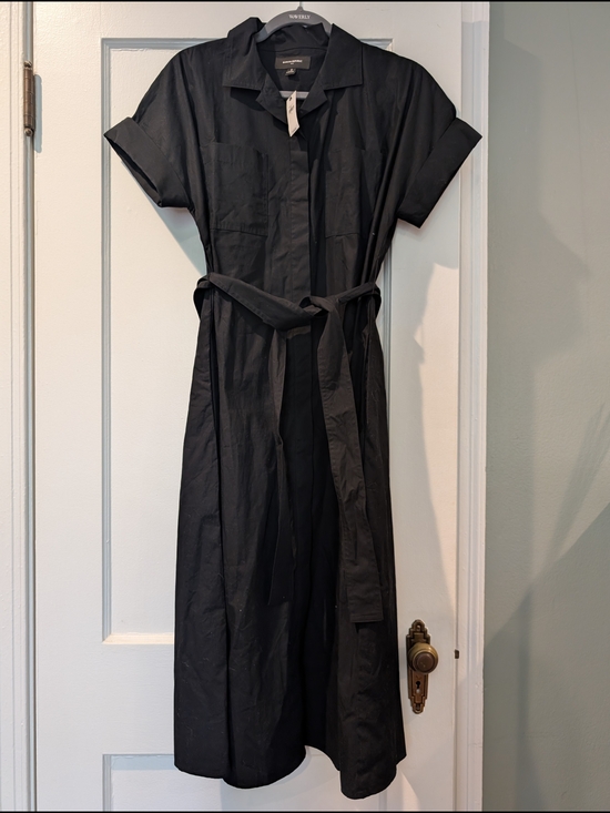 Banana Republic Dresses & Skirts - Banana Republic Poplin Cotton Midi Shirt Dress With Tie Waist